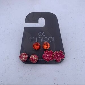 Minicci Trio Earring Set